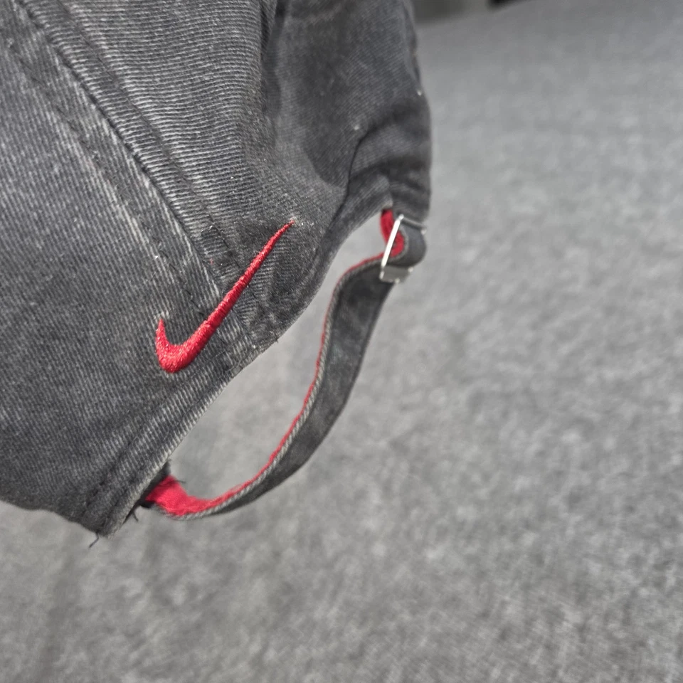 Nike Atlanta Falcons Cap One Size Gray Weathered NFL Football Adjustable Swoosh - Image 4 of 4