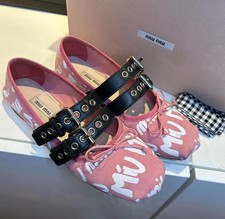 SS18 Miu Miu Ballerina Flats Size EU 38