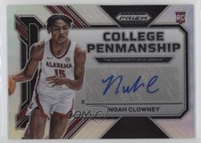 2023-24 Panini Prizm Draft Picks College Penmanship Silver Noah Clowney Auto 5i3