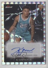 2024-25 Topps Finest Electrifying Signatures Geometric KJ Simpson Jr Auto 17uv