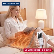 Heating Pad for Neck and Shoulders, 12"x24" Fast Heat Wrap with 5 Heat Settings