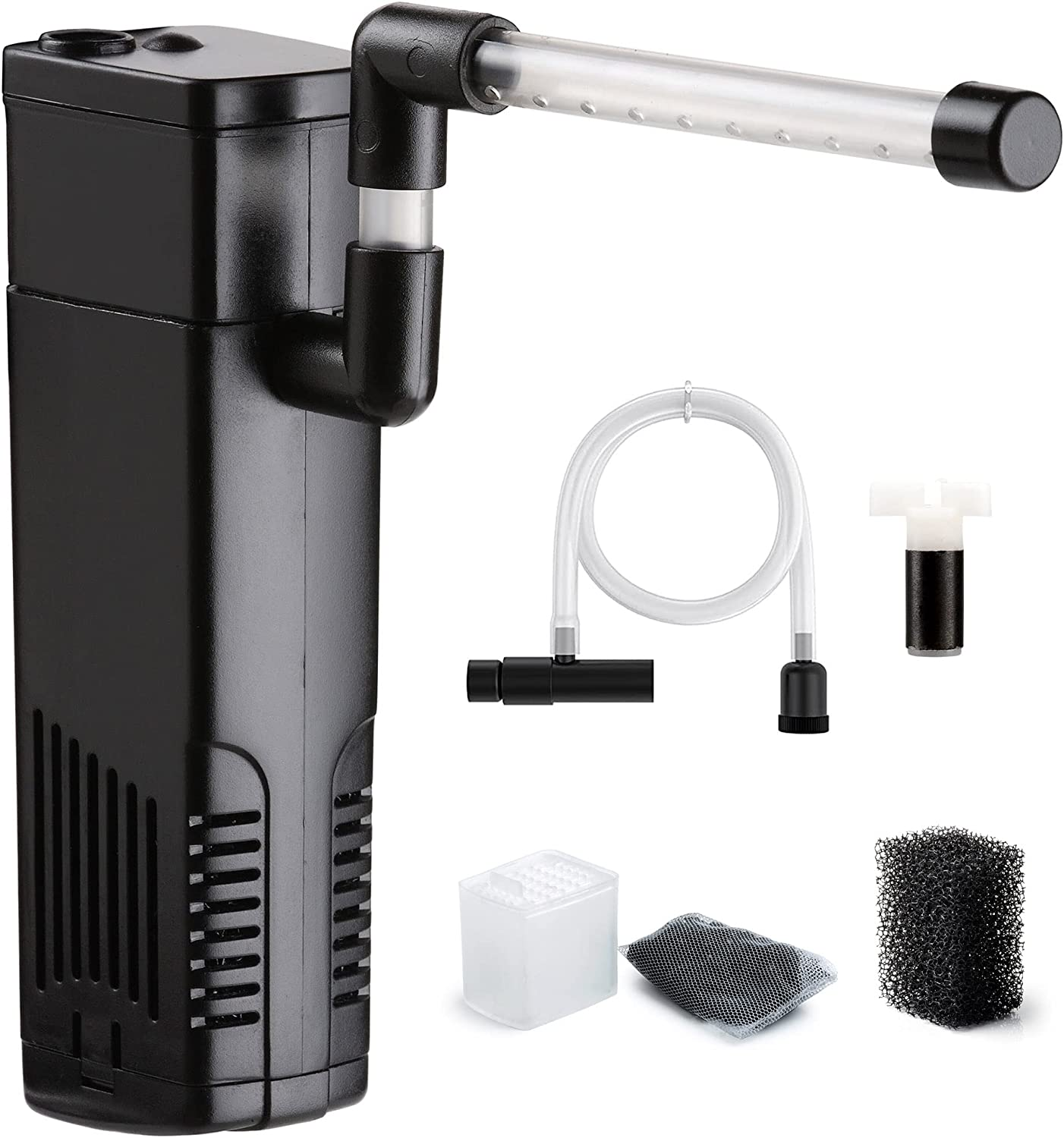 Fish Tank Filter, Internal Aquarium Filter for Small Tank, Coldwater or Tropical
