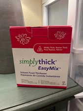 SimplyThick EasyMix Food & Drink Thickener - 200 Packets Expires 12/2025 NEW