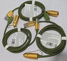 20 MobileSpec MB06110 3ft. Micro USB Cables With Bullet Shape Cover Lot 