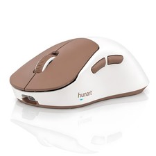 Wireless Rechargeable Mouse, Bluetooth & 2.4GHz, 49g Lightweight, Mocha Brown