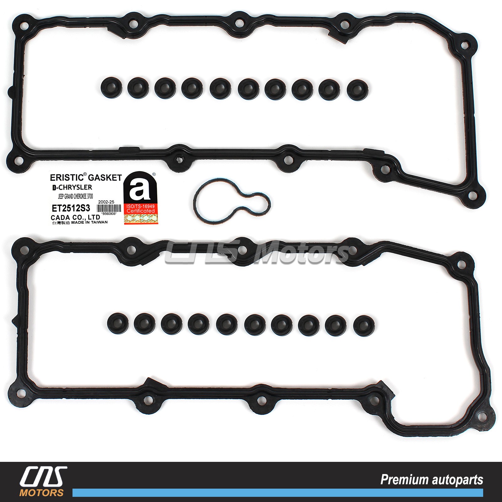 Valve Cover Gaskets Grommets For 02-05 Dodge Ram Dakota Jeep Liberty 3.7L MAGNUM