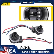Universal Pigtail Wire Female 3157 Socket S Two Harness Front Turn Signal 2PCS