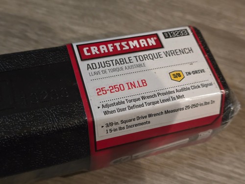 🛠 Craftsman 913233 - 3/8" Antrieb - 25-250 Zoll Pfund verstellbarer Drehmomentschlüssel - Bild 2 von 4