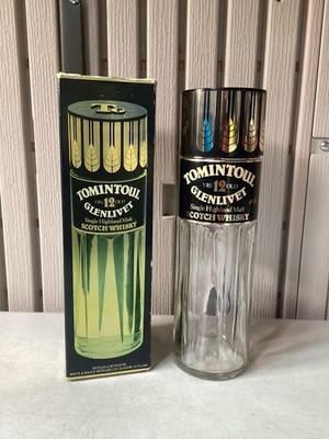 Vintage Tomintoul Glenlivet Single Highland Malt Scotch Whisky Bottle - Empty
