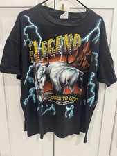 90s American Thunder Bison Lightning Aop Size L