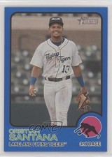 2022 Topps Heritage Minor League Edition Blue Border 79/99 Cristian Santana 4z8