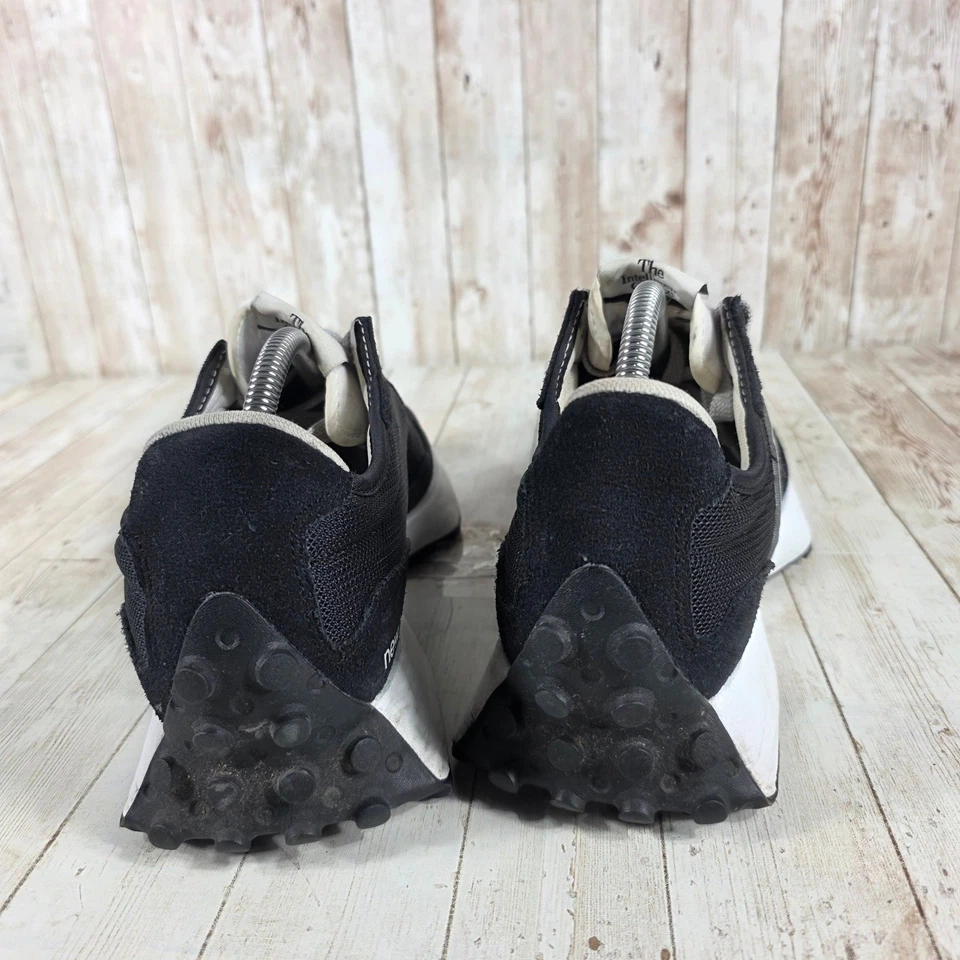 Zapatillas informales estilo de vida New Balance 327 para hombre negras plateadas talla 9 MS327MM1 Foto 3 de 4