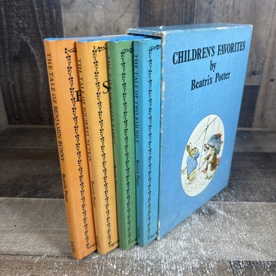 Children's Favorites 4-Volume Box Set by Beatrix Potter Peter Rabbit Bad Mice