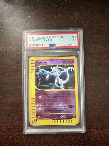 Pokémon TCG Mewtwo Expedition 2002 Reverse Holo Card 56/165 PSA 5 EX!