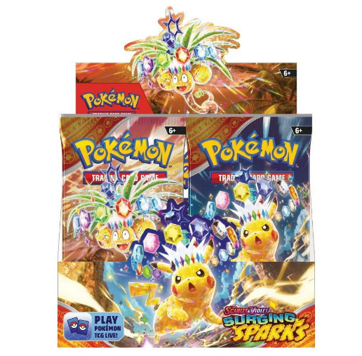 1x Pokemon TCG: Surging Sparks Scarlet & Violet Factory Sealed Booster Box SV08