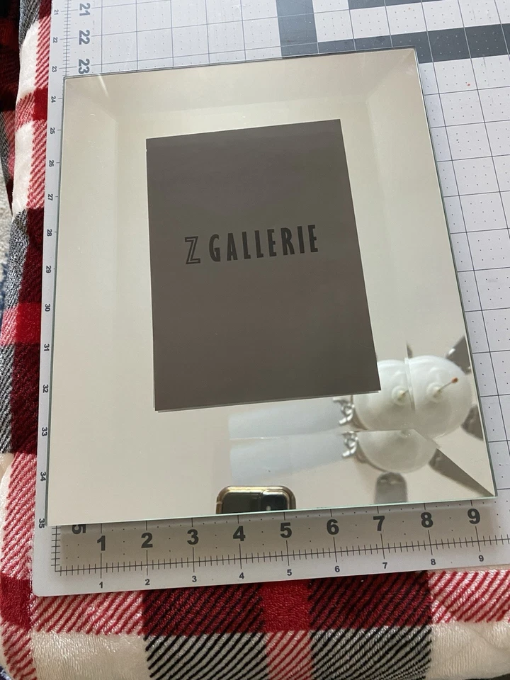 Z Gallerie 10,5x12,5 скошенная зеркальная /5x7 рамка для картины с черной бархатной задней панелью - Изображение 2 из 4
