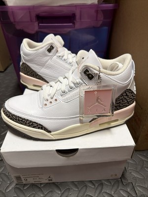 Air Jordan 3 Retro, Neapolitan Dark Mocha Atmosphere, Wmns Size 9 CK9246102 NEW