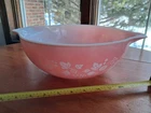 Vintage Pyrex Glass Cinderella Bowl Pink Gooseberry 444 Large Mixing MINT