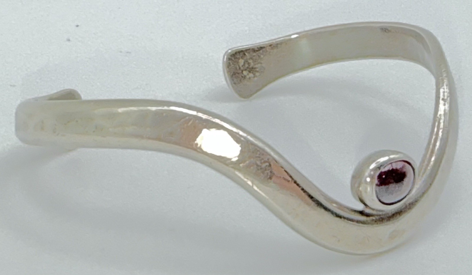 Sterling Silver Signed D Epstein Cuff Bracelet - image 10