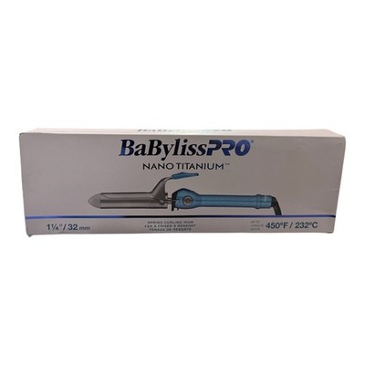 BaByliss PRO Nano Titanium 1¼''  32mm Curling Wand | BNT125S Blue Iron