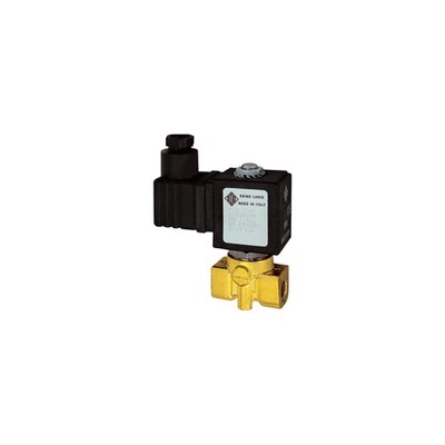 Riegler 2/2-MV MS NC direktg. 24V DC 8W FKM G1/8 PN0-9bar