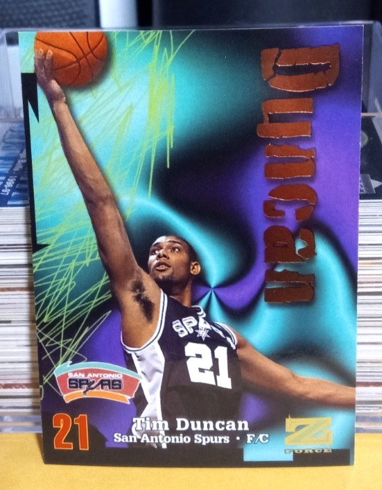 1997-98 Z-Force #111 Tim Duncan Rookie RC - San Antonio Spurs - HOF