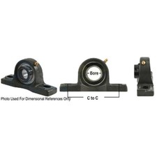 A-WGPZ29-I-AI Pillow Block Assembly W/ Lock Collar, Re-Lubricatable