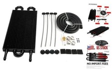 Tube and Fin Transmission Cooler Universal 5/16" Oil Cooler Kit - 4 Pass