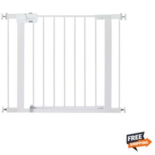 SecureTech Walk-Thru Baby Gate for Doorways, Adjustable 29"-38", 28" High