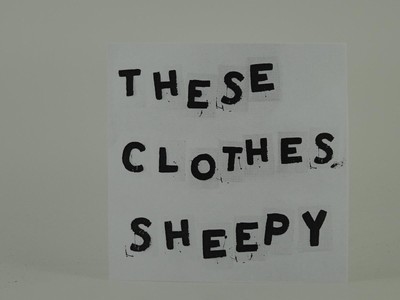 SHEEPY THESE CLOTHES (C97) 2 Track Promo CD Single including White Sleeve BLANG 