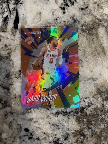 2026 Topps NBA Hoops Hard Wired Jalen Brunson Insert Holo#HW-5 New York Knicks🔥