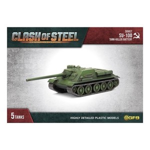 Tank KILLER Company soviet SU-100 or SU85s 15mm CS006 Russian WWII Clash Steel