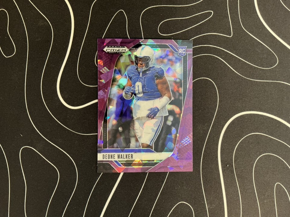 2025 Panini Prizm Draft Picks - Deone Walker #46 Purple Ice Prizm /199 (RC)
