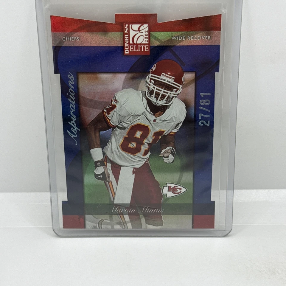 2002 Donruss Elite Aspirations Die-Cut /81 Marvin Minnis #25 - Image 2 of 3