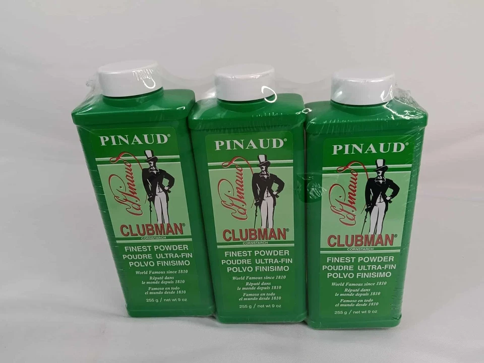 12-Pack Clubman Pinaud Finest Powder 9oz Soothing Skin Haircut Barber Salon - Image 4 of 4