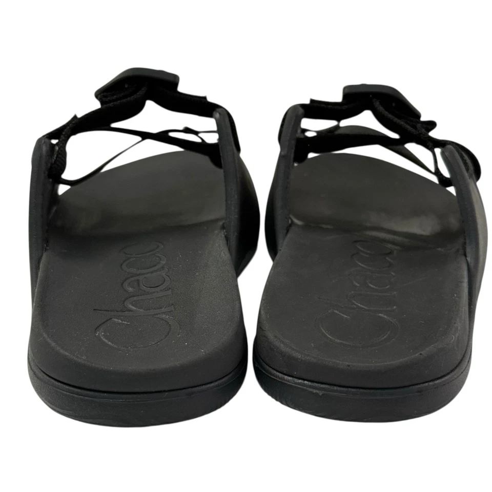 Chaco Chillos Jóvenes Niño Niña Talla 5 Zapatos Negro Slide Tiras Sandalias Cómodas Foto 4 de 4