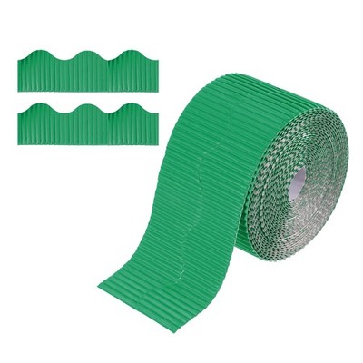 1 Roll Bulletin Board Border,White Board Trim Edge4''x49.2ft,Dark Green
