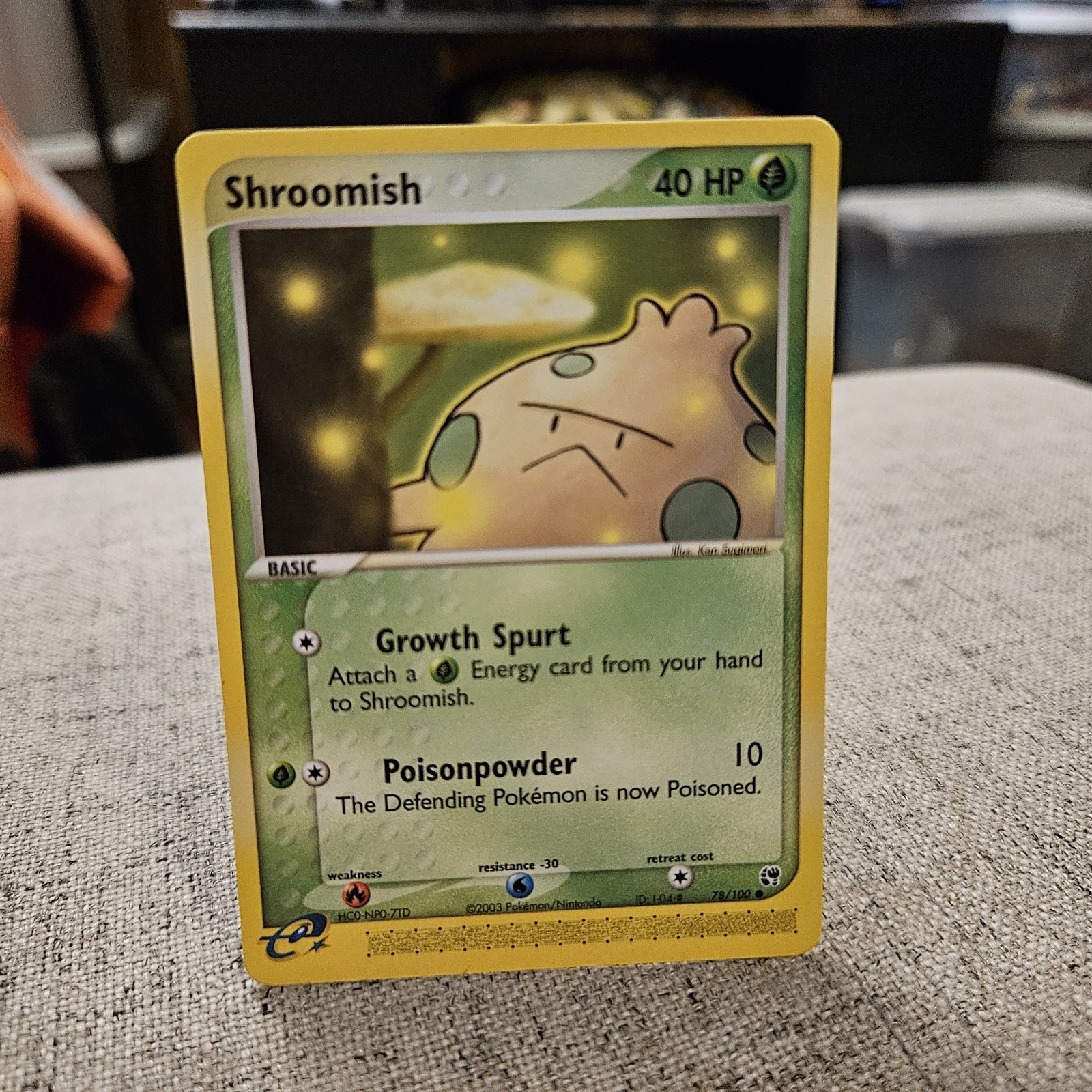Shroomish Pokemon TCG Sandstorm Common Card #78/100