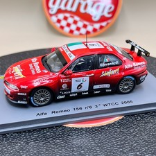 SPARK 1/43 Alfa Romeo 156 #6 3rd WTCC 2005 Red S0474 resin old model