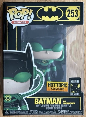 Funko Pop! Heroes 253 Hot Topic Exclusive Batman The Dawnbreaker, New In Box