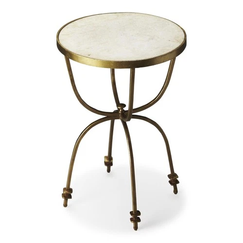 Butler Specialty Metalworks Round End Table In Multi-Color - Picture 2 of 3