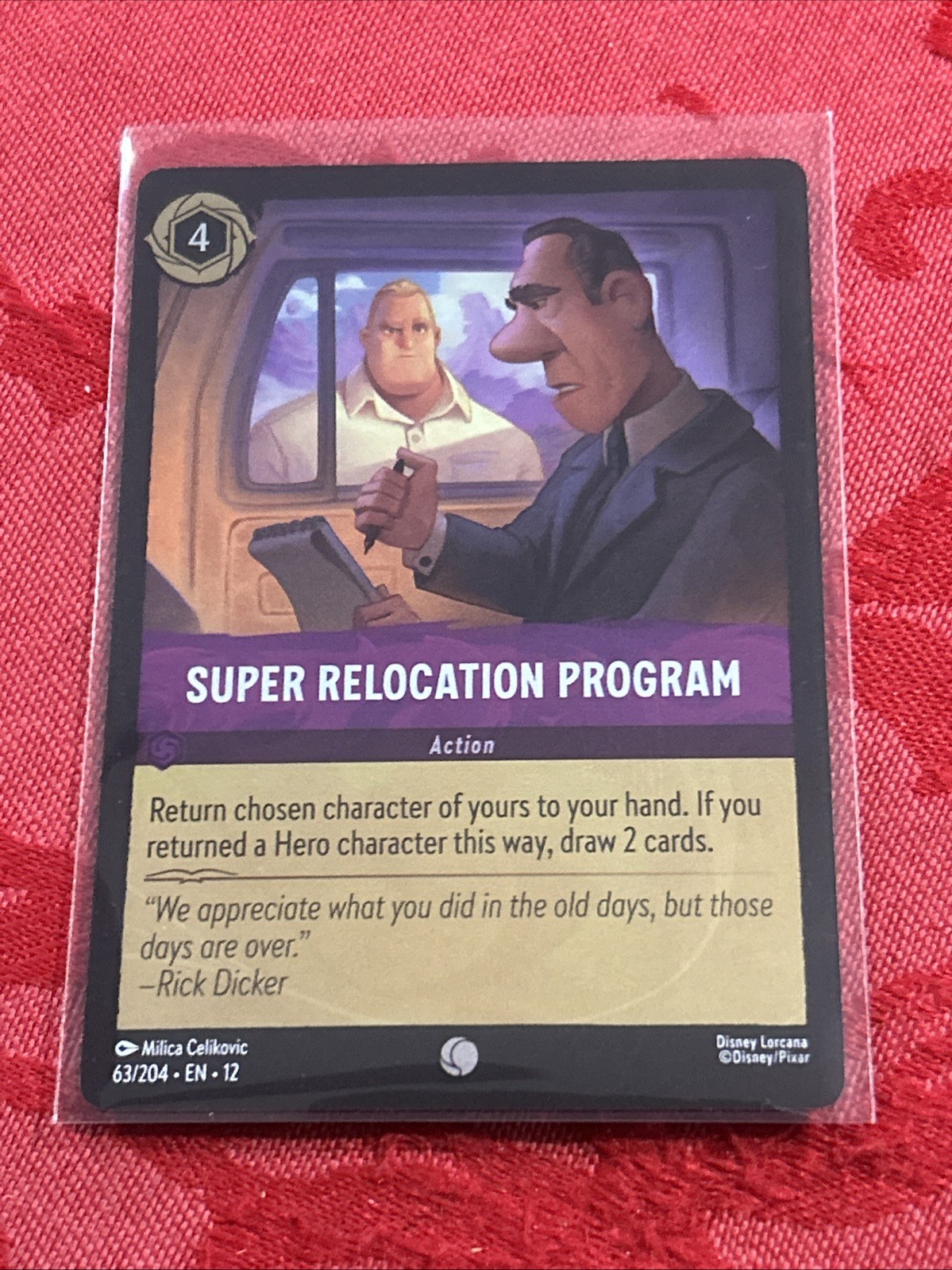 FOIL Lorcana Wilds Unknown - Super Relocation Program - 63/204 FOIL