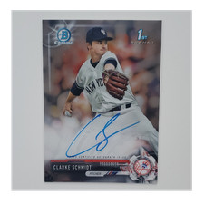 Topps 2017 Bowman Chrome 1st Bowman Auto Clarke Schmidt #CDA-CS Yankees MLB