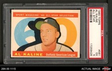 1960 Topps #561 Al Kaline All-Star Tigers HOF PSA 5 - EX