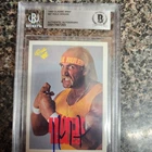 1990 HULK HOGAN signed CLASSIC WWF #57 CARD Beckett