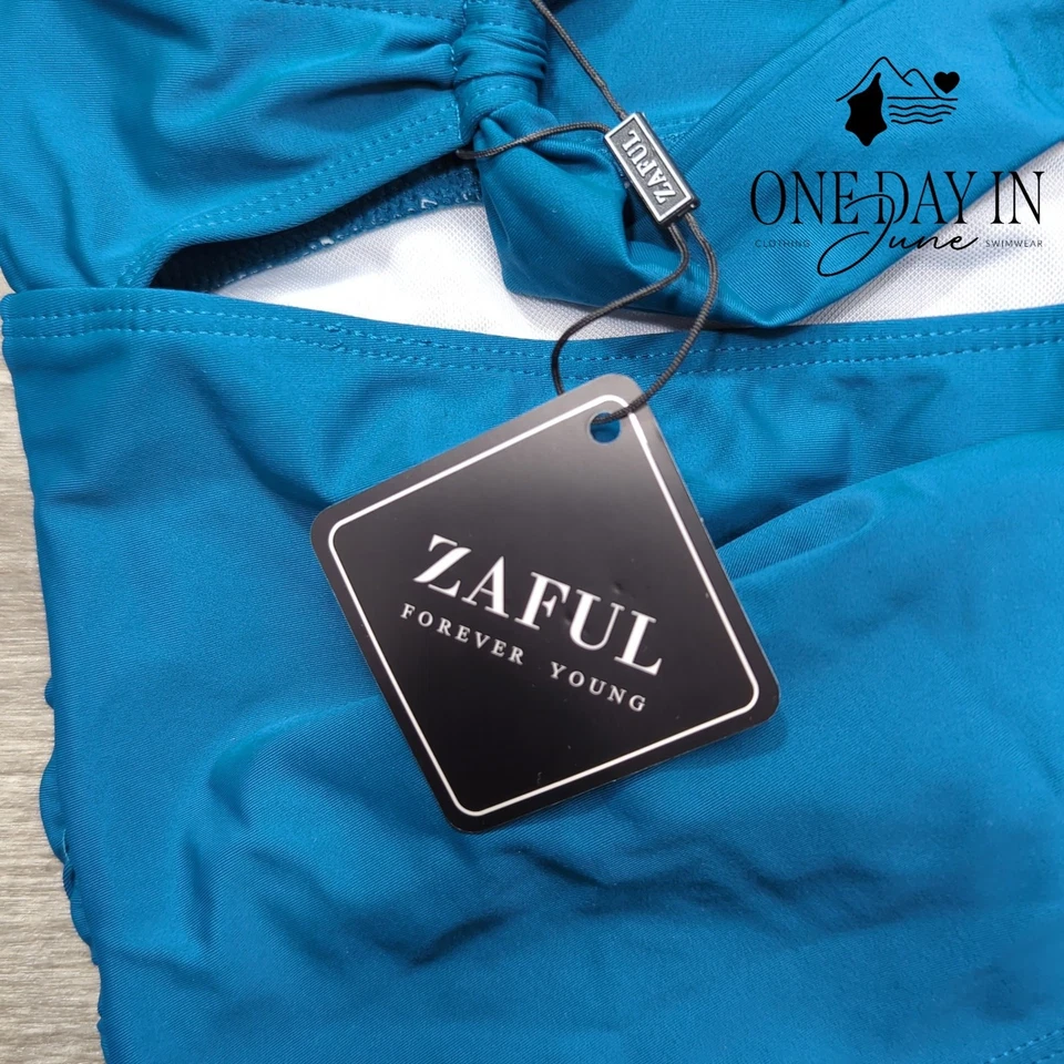 Traje de baño Tankini Zaful con lazo trasero talla S Foto 3 de 4