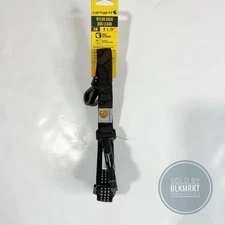 Carhartt Dog Leash Size Small 6' x .75' Nylon Webbed Dark Brown Pet Reflective