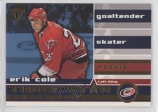 2001-02 Pacific Private Stock Titanium Three Star Selections Erik Cole #23 1k9