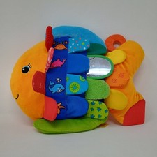 Melissa  Doug Flip Fish 9195 Bright Colorful Soft Baby Infant Tag Toy K's Kids