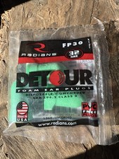 Radians Detour FP30 Foam Ear Plugs Disposable Uncorded NRR 32 PVC Free
